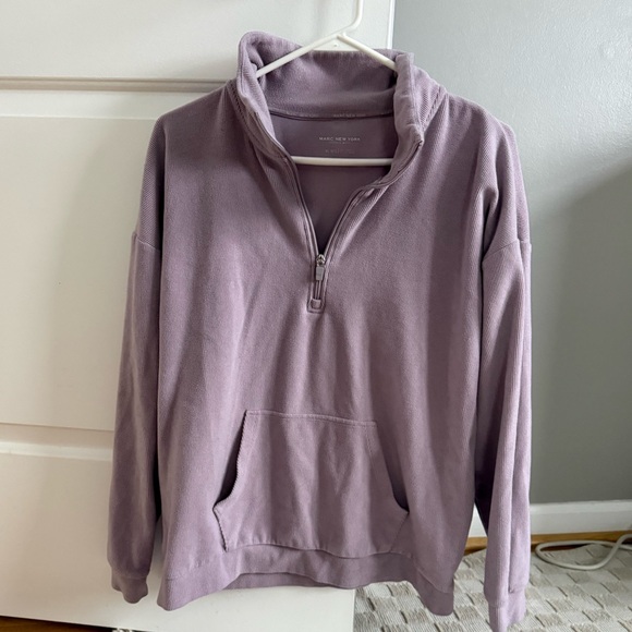 Marc New York Sweaters - Marc New York Lavender Quarter Zip